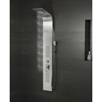 Alegre || Silver zuhanypanel, rozsdamentes acél